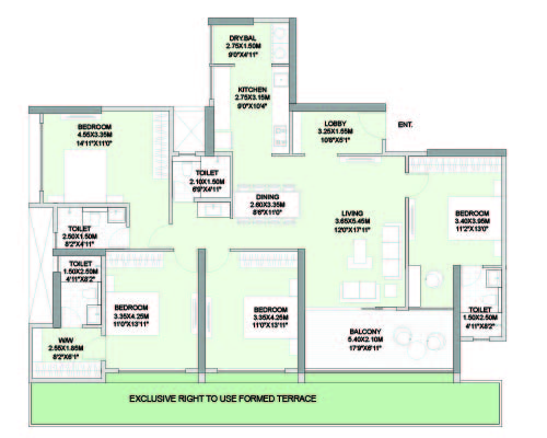 4 BHK premium residence amenities